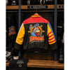 Jeff Hamilton Peoria Rivermen Reversible Leather Satin Jacket M 90’s Hockey VTG