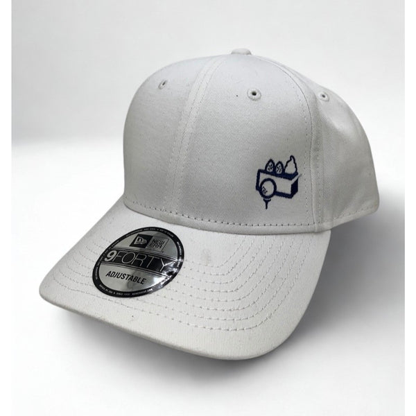New Era Cheesecake Factory Charity Golf Hat 9FORTY Adjustable White Cap NWT