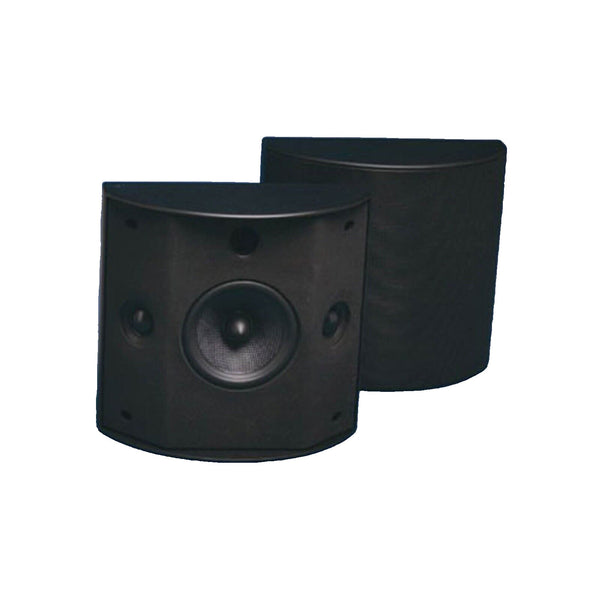 Artison P-LRS Portrait Home Theater On Wall Surround Speakers Pair In Black
