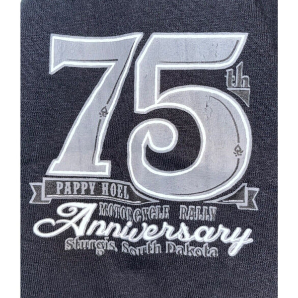 Sturgis Full Throttle Saloon 75th Anniversary T Shirt Harley Davidson Biker XL