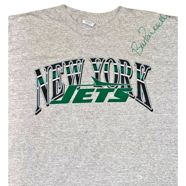 New York Jets Starter T Shirt XL Bill Parcells Signed Auto USA Rare NFL Vintage