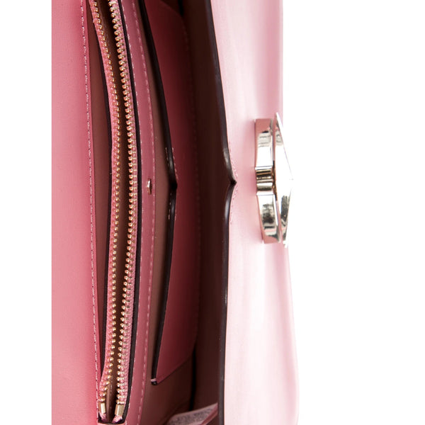 Kate Spade NY Nicola Twistlock Shoulder Bag Rococo Pink Heart RARE Sample