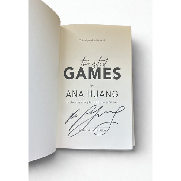 Twisted Hate Signed Hardcover Ana Huang Limited Edition Twisted Series Book 3