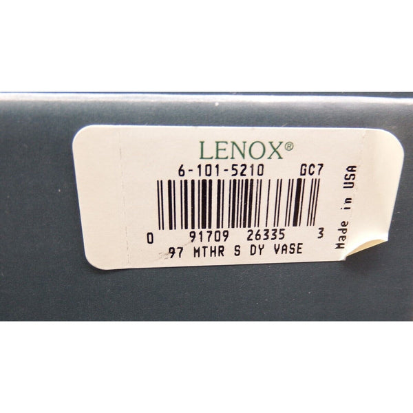 Lenox Perfect Pansies Vase 1997 Edition Mothers Day Collection - EUC - In Box