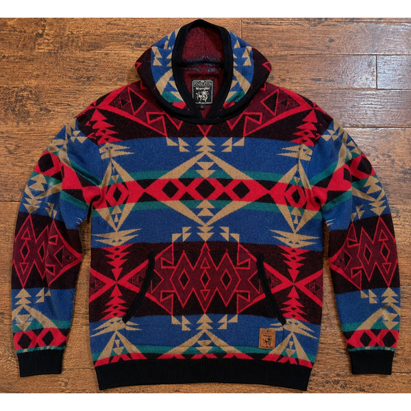 Wrangler x Pendleton Merino Wool Hoodie Men's L Southwestern Western 2022 NWOT
