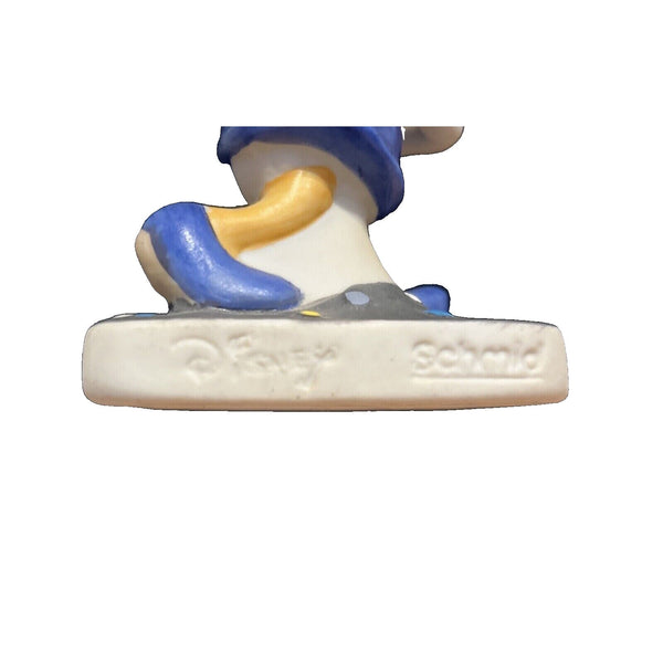 Disney Schmid Daisy Duck Marching Band Playing Flute - EUC - In Box Vintage