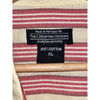 J. Peterman Shirt Men XL Striped Double Pocket Button Up Long Sleeve Portugal