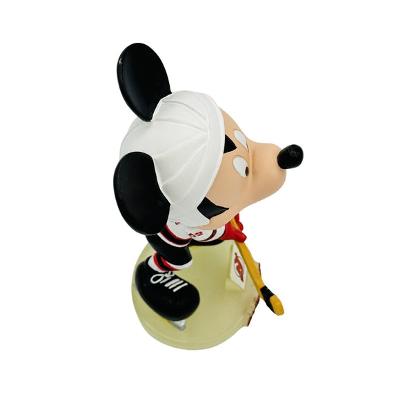 Disney Face Off Mickey Mouse NJ Devils Hockey Player 7" Bobble Head 2003