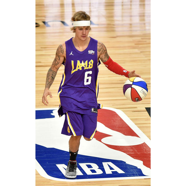 NBA 2018 Celebrity Player Team Lakers Issued Nike Shorts Sz 48 +1 3XL