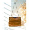 Valentino by Mario Valentino Vintage Leather Shoulder Bag Brown Chain Strap
