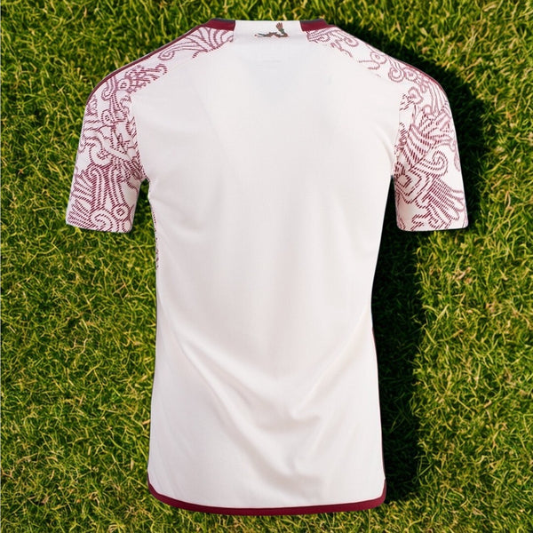 Mexico 2022-23 adidas Away Stadium Jersey Mixtec Aztec Graphic Sz L NWOT