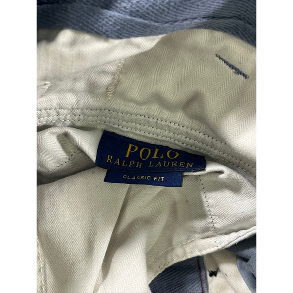 Polo Ralph Lauren Utility Cargo Shorts Men’s 38 Gray Khaki Military Drill