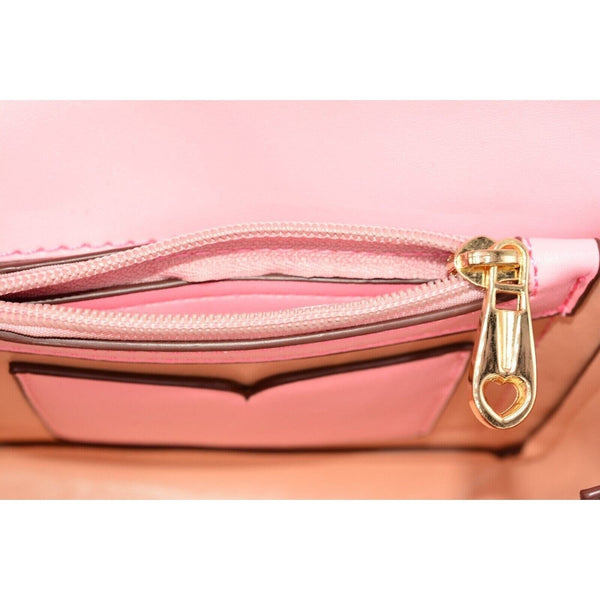 Kate Spade NY Nicola Twistlock Shoulder Bag Rococo Pink Heart RARE Sample