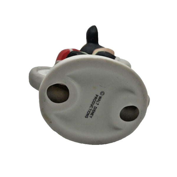 Walt Disney Mickey Mouse Statue Riding Bicycle Figurine 4” Taiwan