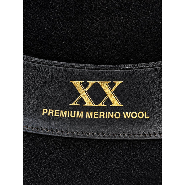 Milano Tuff Hedeman Roughstock 39 Cowboy Hat Black 6 7/8 XX Merino Wool USA