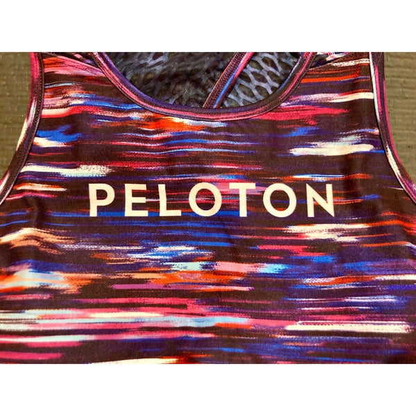 Peloton Melody High Neck Mesh Detail Sports Bra S NWT