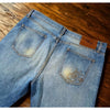 Cherry LA Straight Leg 5 Pocket Denim Indigo Jeans 36x31 Made In USA MSRP $258