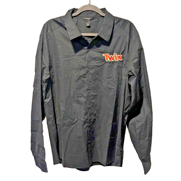 Ogio TWIX Long Sleeve Button Down Shirt Men’s XL NWOT Embroidered