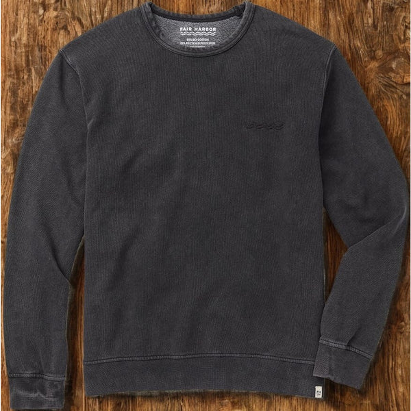 Fair Harbor Saltaire Crewneck Sweatshirt Men’s Large Charcoal Gray NWOT