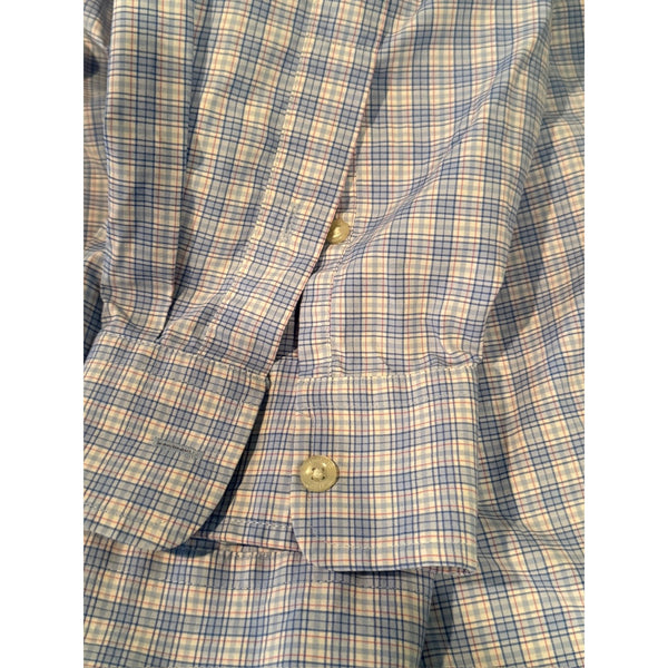 Vineyard Vines Performance Tucker Slim Fit Plaid Button Down Shirt Size XL