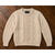 Standun Aran Irish Wool Fisherman Cable Knit Sweater Men's S Cream Handmade