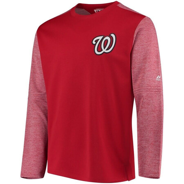 Washington Nationals Majestic On Field Tech Fleece Pullover Team Issued Sz. XL