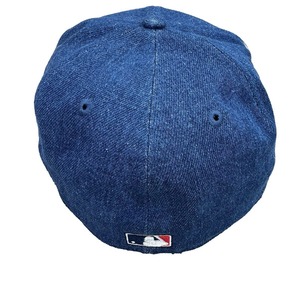 Los Angeles Dodgers Denim 1980 All Star Hat MLB New Era 59FIFTY Fitted Sz. 7 1/2