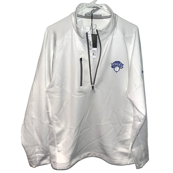 New York Knicks Zero Restriction Z500 1/4 Zip Pullover L330 Sz L Coinbase Crypto