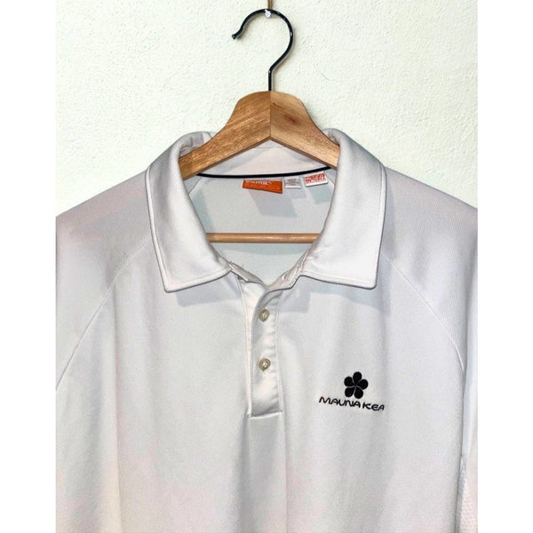 Mauna Kea Hawaii Resort Puma Golf Polo Shirt White Men’s 2XL Luxury Resort
