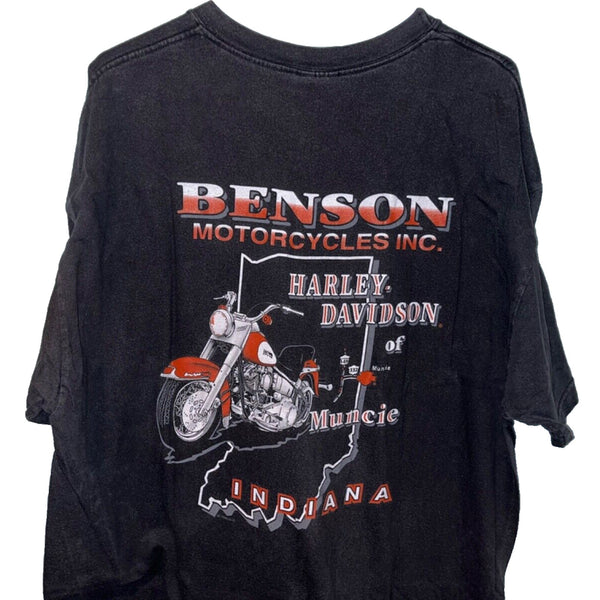 Harley Davidson 100 Years Idea To Icon XL Rare Biker Hanes Beefy-T T Shirt