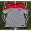Nike USA Soccer 2014 Training Shirt Men's 2XL Gray Red Dri-FIT 578797-060