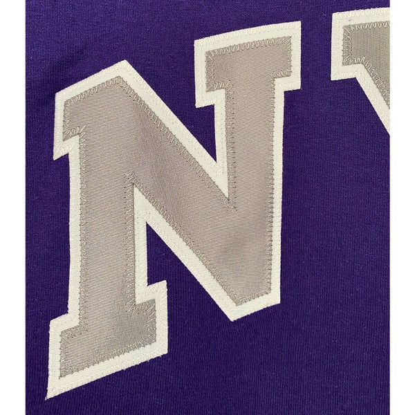 NYU New York University Champion Sweatshirt Crewneck Purple S