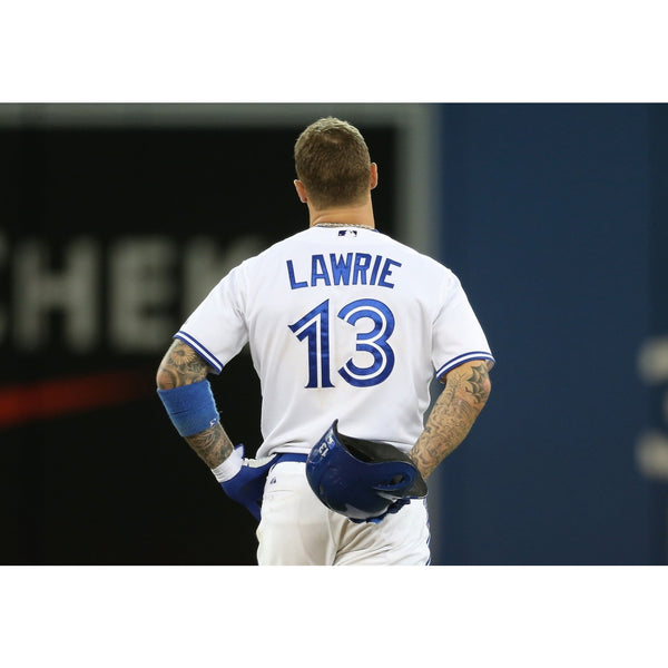 Toronto Blue Jays Brett Lawrie #13 Majestic Authentic Jersey Size 52 2XL MLB USA