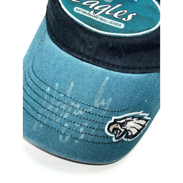 Philadelphia Eagles Hank Fraley Signed Hat Cap Reebok Dad Hat Logo Vintage