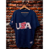 Team USA Baseball Jersey Russell Athletic Navy 2000 Olympics Sz 44 (L) Vintage