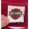 Harley Davidson Richmond Virginia XL No Tag 22x29 Hanes Beefy-T Biker Tee
