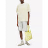 ALLSAINTS Luca Oversized Tee XL Chartreuse Organic Cotton Washed Relaxed