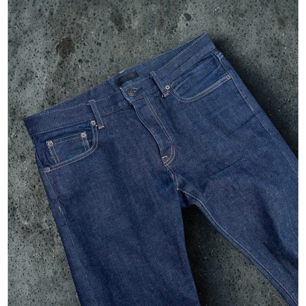 Uniqlo Kaihara Selvedge Denim Jeans 32x32 Slim Straight Blue Japanese Denim