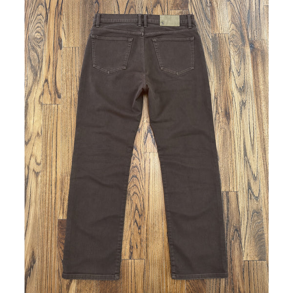 Todd Snyder Straight Fit Stretch 5-Pocket Chino Pants Glazed Pecan 34x32 Mens