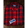 Pendleton Virgin Wool Shirt Red Black Tartan Plaid Made USA M NWT Deadstock VNTG
