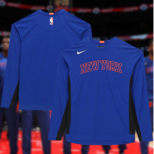 New York Knicks NBA Nike Dri Fit L/S T Shirt Men’s 2XLT 2017-18 Team Issue NWT