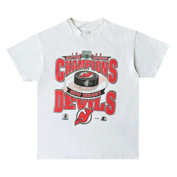 New Jersey Devils Vintage 1995 Eastern Conference NHL Hockey Starter Sz. L Shirt