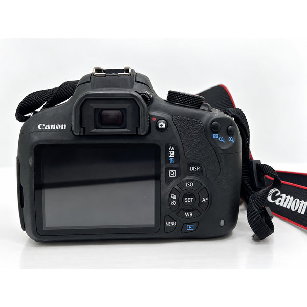 Canon EOS Rebel T5 DSLR Camera 18MP w/18-55mm Lens Box 64GB Tested