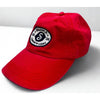 Snapple 2004 Lemons R Lucky Red Hat Adjustable Baseball Cap Buckle Strap Vtg