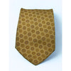 Ermenegildo Zegna 100% Silk Tie Made Italy Gold Medallion Luxury Designer
