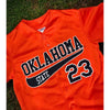 Oklahoma State Cowboys Robin Ventura 23 Majestic Baseball Jersey Mens Medium VTG