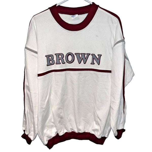 Brown University Sweatshirt JJ Macintyre Sz. L Vintage 80s Deadstock NWT