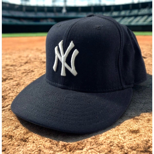 New York Yankees New Era 59FIFTY Authentic Collection Hat 7 3/8 USA Wool Vintage