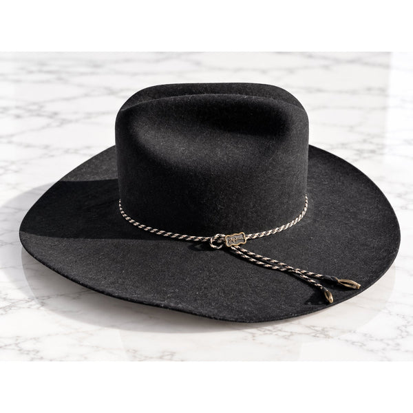 Milano Tuff Hedeman Roughstock 39 Cowboy Hat Black 6 7/8 XX Merino Wool USA