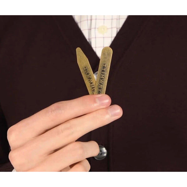 Charles Tyrwhitt Brass Metal Collar stays (2.2”) One Pair